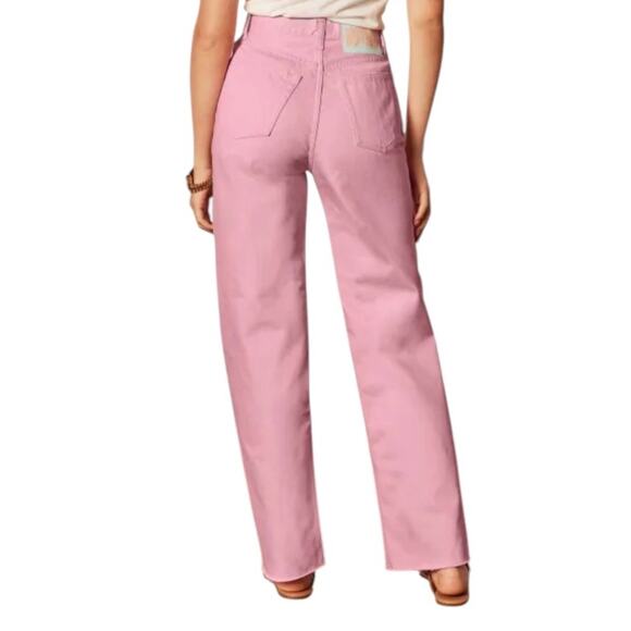 NWOT Boyish - The Charley Wide Leg Tickled Pink Jeans – Sz 27 - Picture 2 of 13